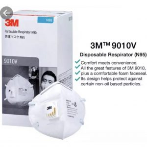 3M™ 9010V - N95 摺合式活門防塵口罩